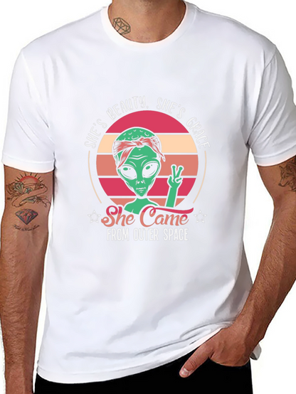 Alien Beauty Grace T-Shirt - Outer Space Tee