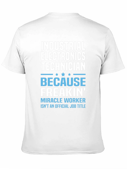 Industrial Electronics Technician T-Shirt Funny Job Title