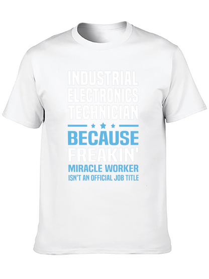 Industrial Electronics Technician T-Shirt Funny Job Title
