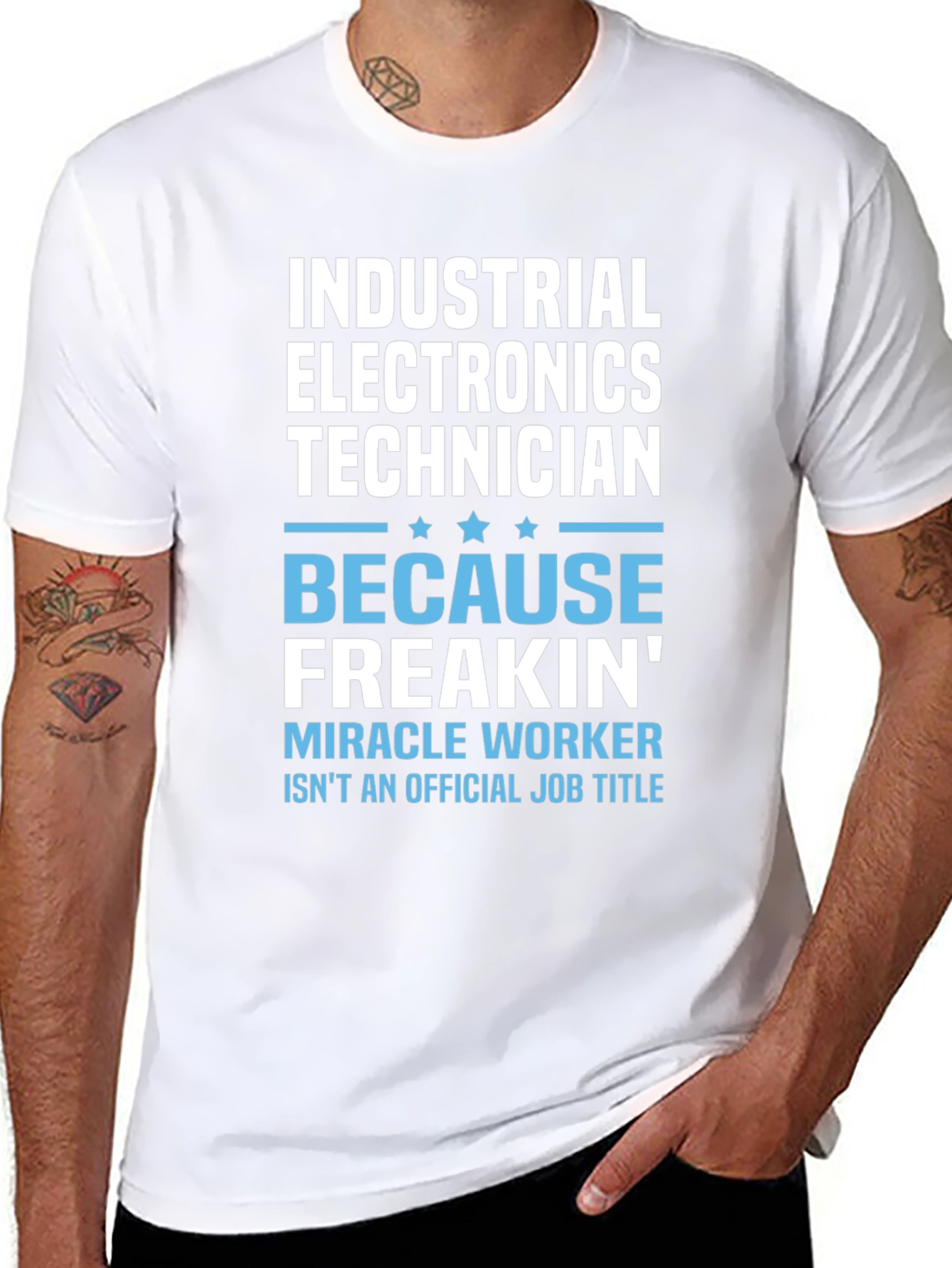 Industrial Electronics Technician T-Shirt Funny Job Title