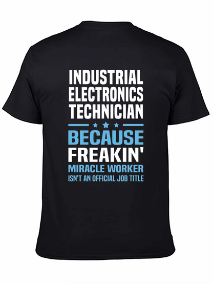 Industrial Electronics Technician T-Shirt Funny Job Title