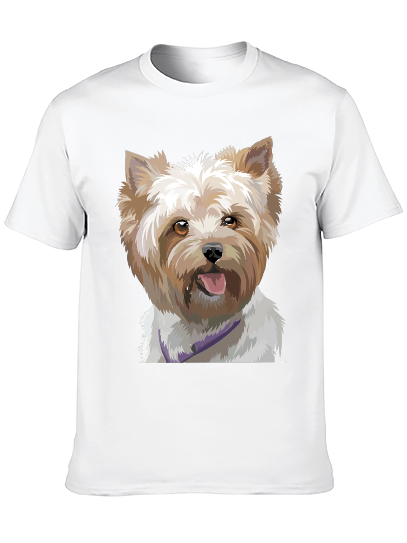 Dog Portrait Black T-Shirt