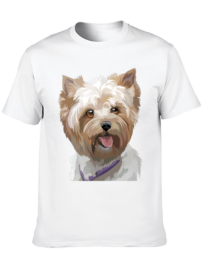Dog Portrait Black T-Shirt