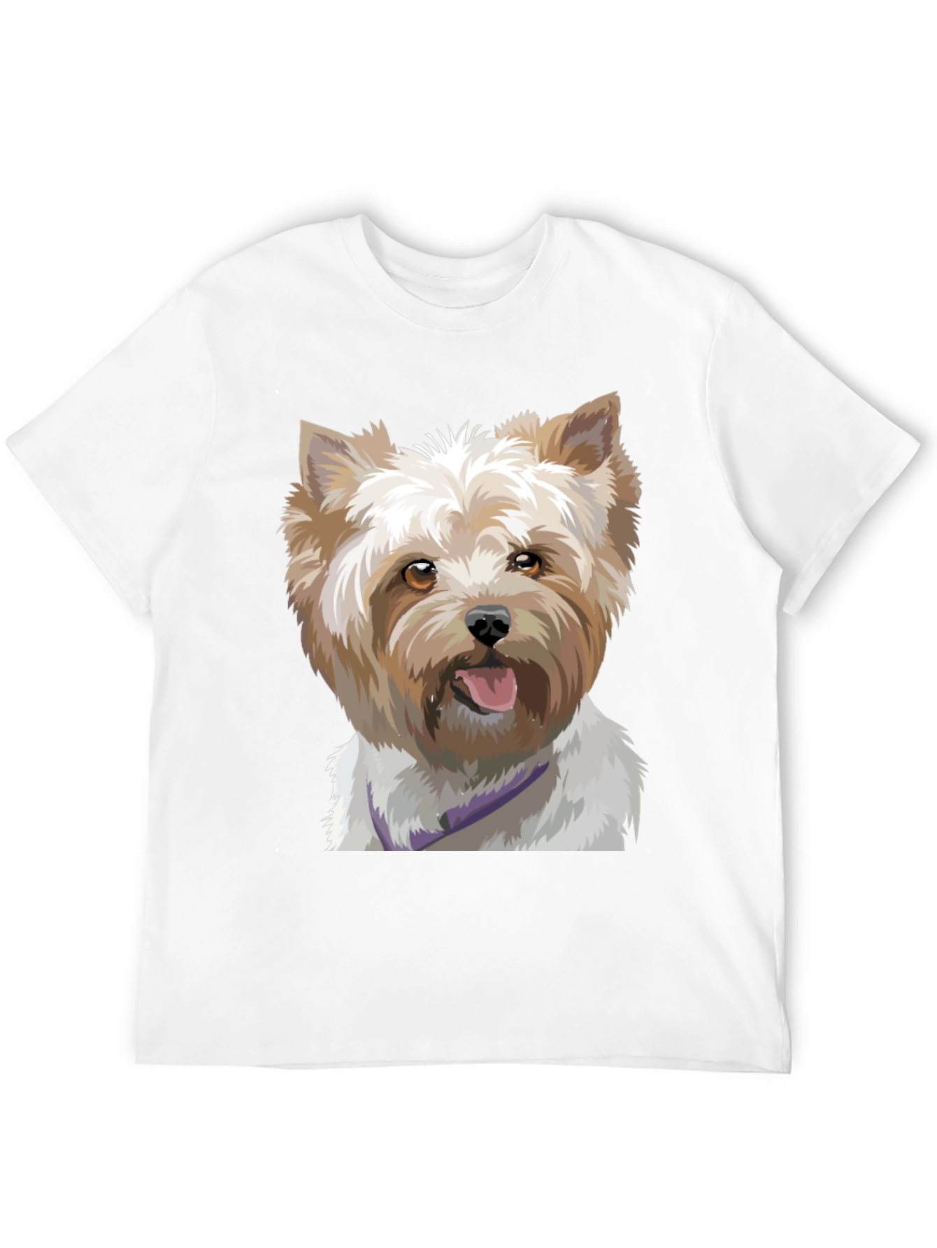 Dog Portrait Black T-Shirt
