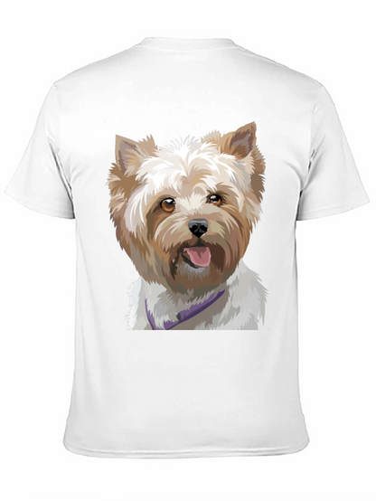 Dog Portrait Black T-Shirt