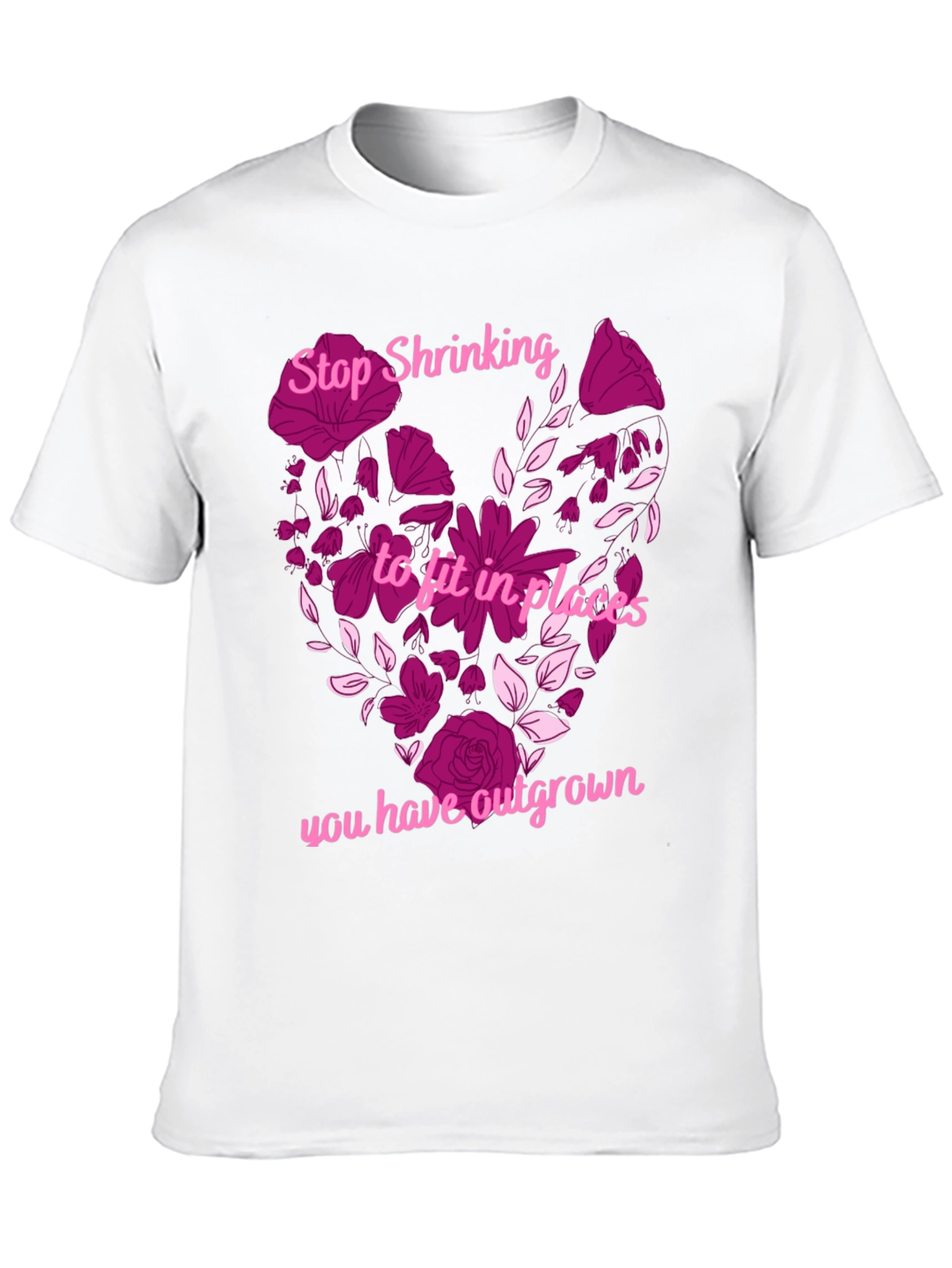 Stop Shrinking Heart Graphic T-Shirt