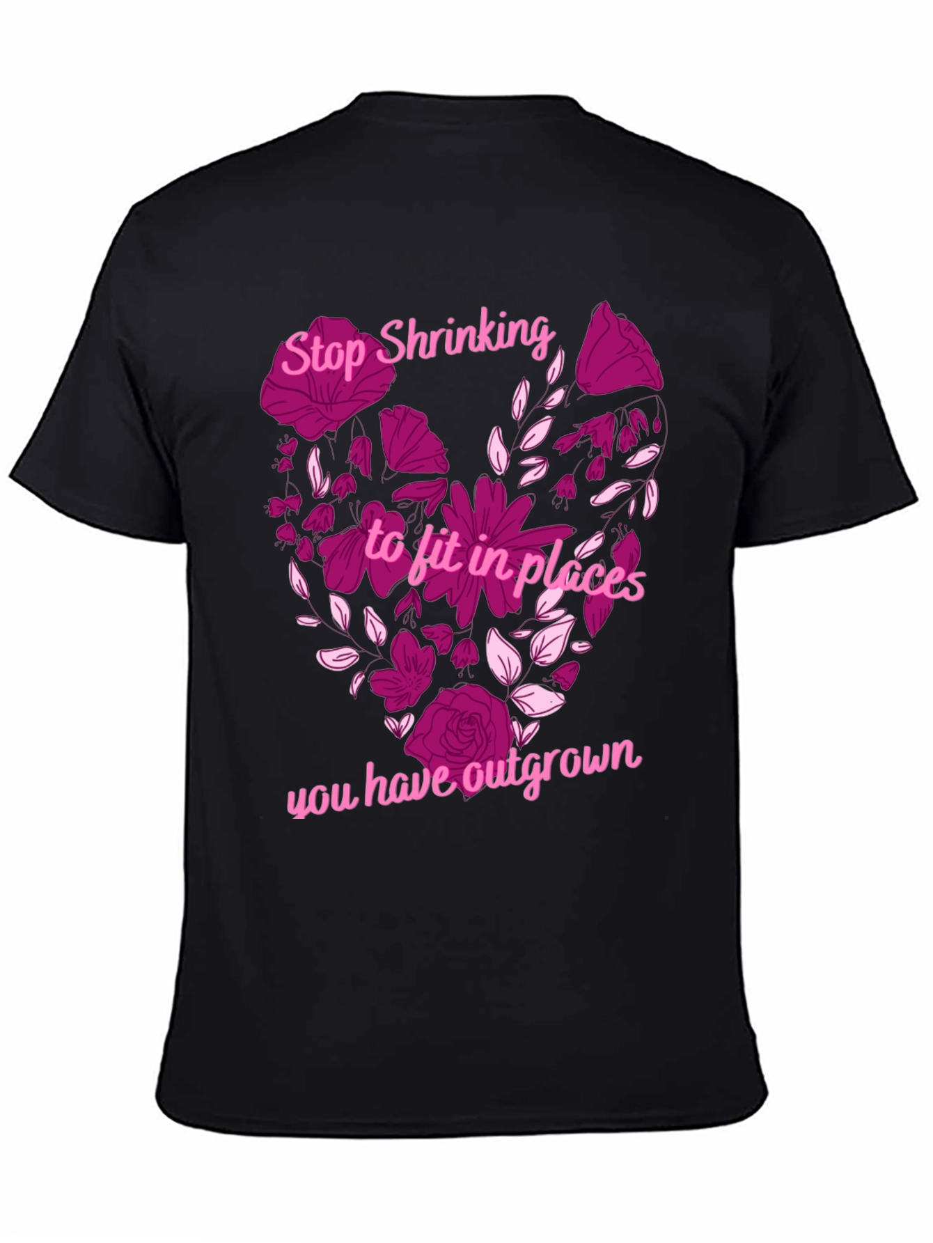 Stop Shrinking Heart Graphic T-Shirt