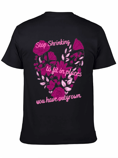 Stop Shrinking Heart Graphic T-Shirt