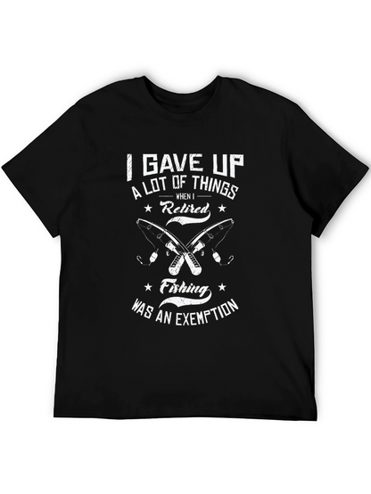 Retired Fishing T-Shirt - Fishermans Exemption