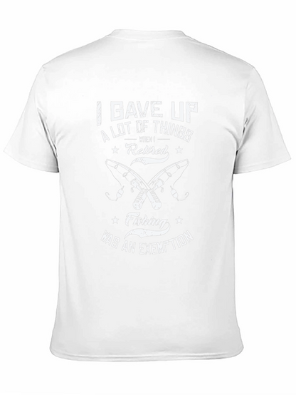 Retired Fishing T-Shirt - Fishermans Exemption
