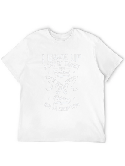 Retired Fishing T-Shirt - Fishermans Exemption