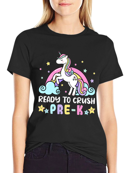 Ready to Crush Pre-K Unicorn T-Shirt