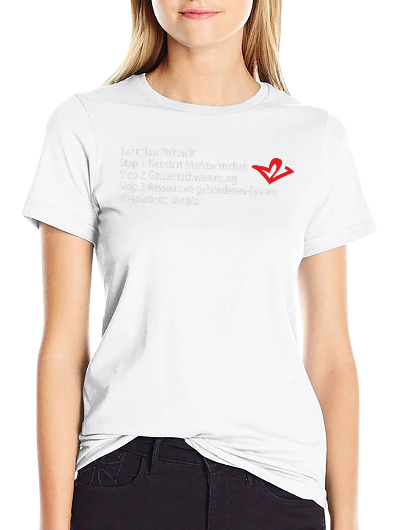 Fahrplan Zukunft Utopia Graphic T-Shirt
