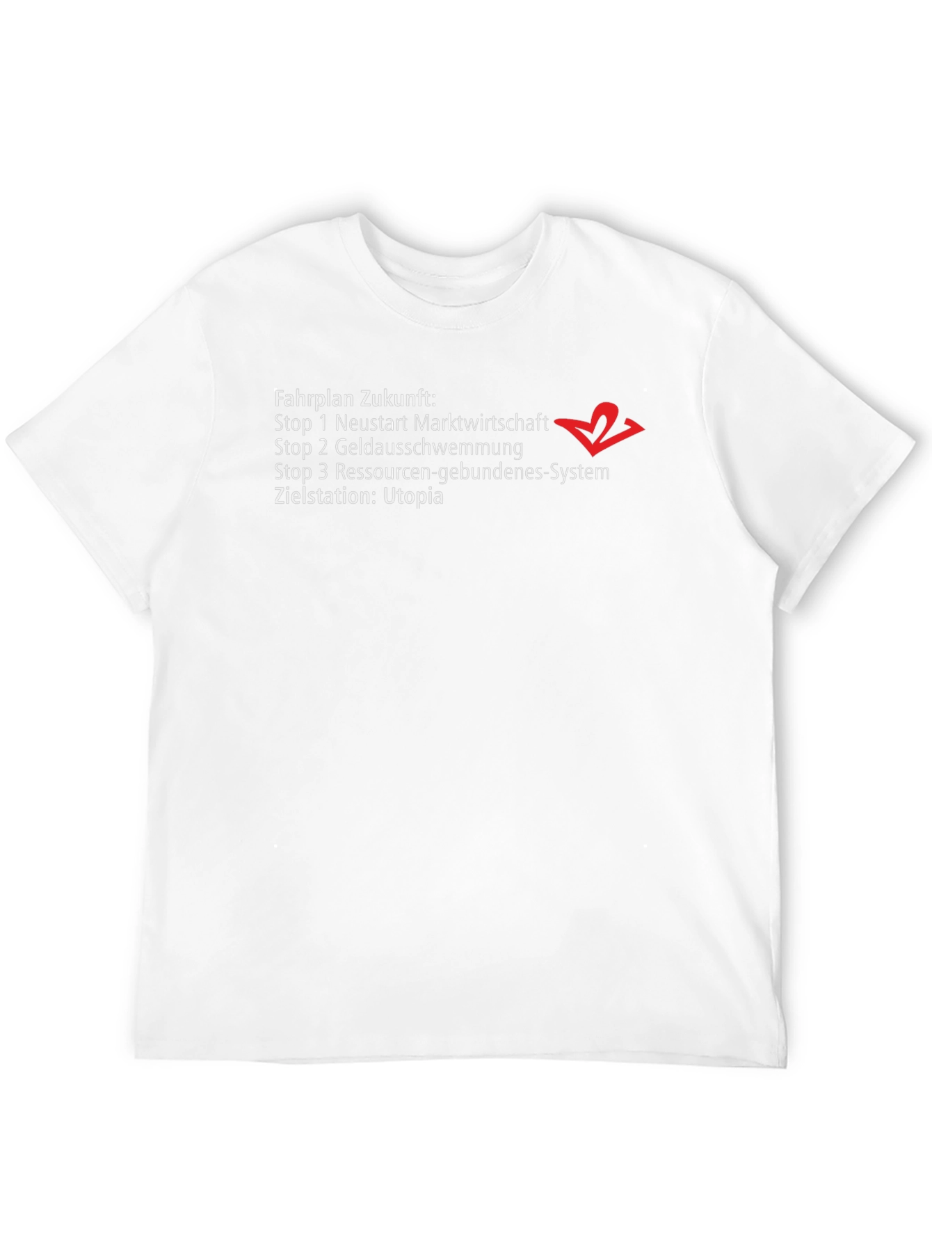 Fahrplan Zukunft Utopia Graphic T-Shirt