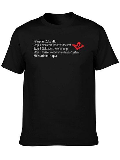Fahrplan Zukunft Utopia Graphic T-Shirt
