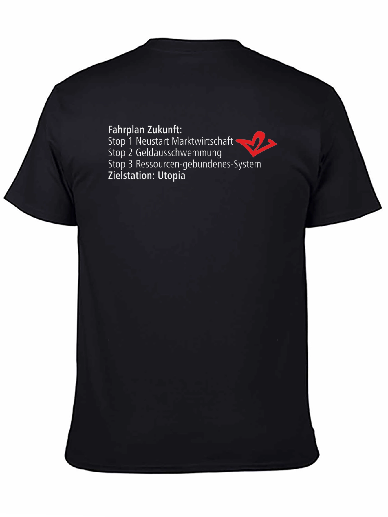 Fahrplan Zukunft Utopia Graphic T-Shirt