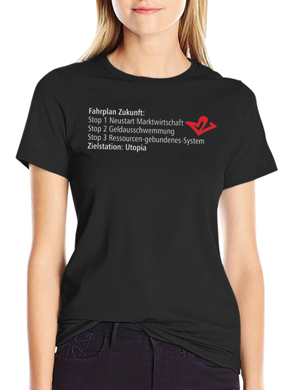 Fahrplan Zukunft Utopia Graphic T-Shirt