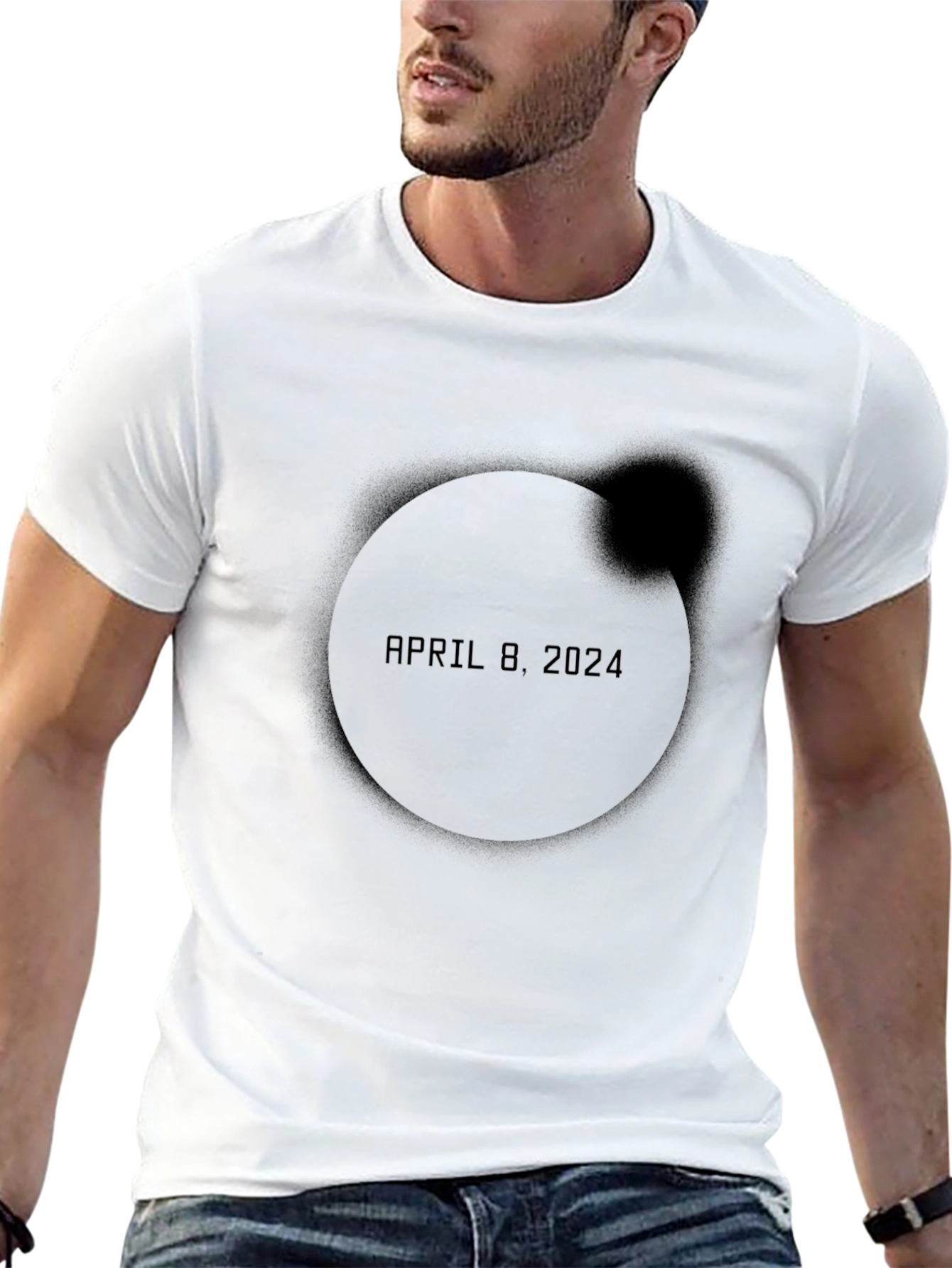 April 8 2024 Total Solar Eclipse Souvenir T-Shirt