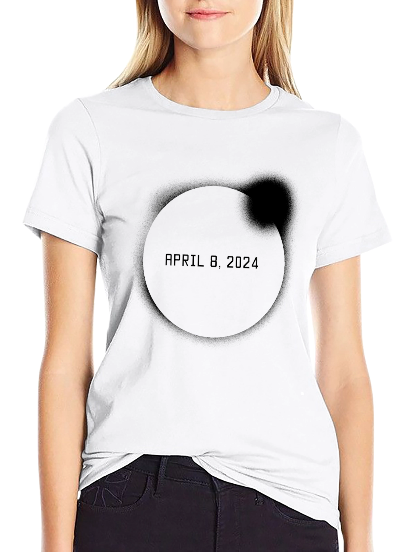 April 8 2024 Total Solar Eclipse Souvenir T-Shirt