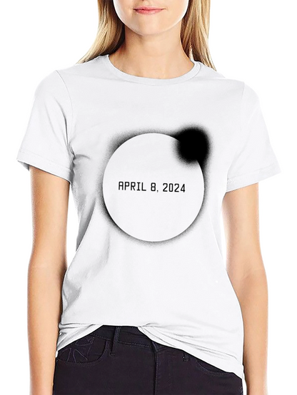 April 8 2024 Total Solar Eclipse Souvenir T-Shirt