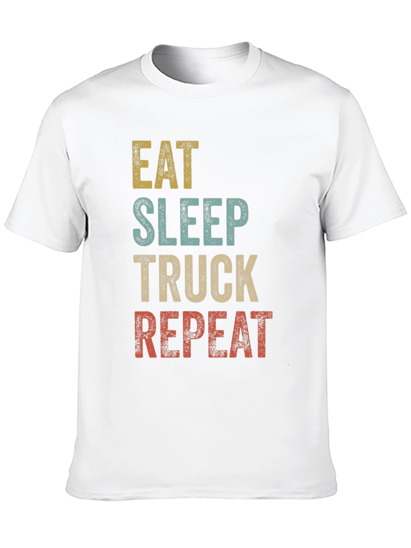 Eat Sleep Truck Repeat Graphic T-Shirt