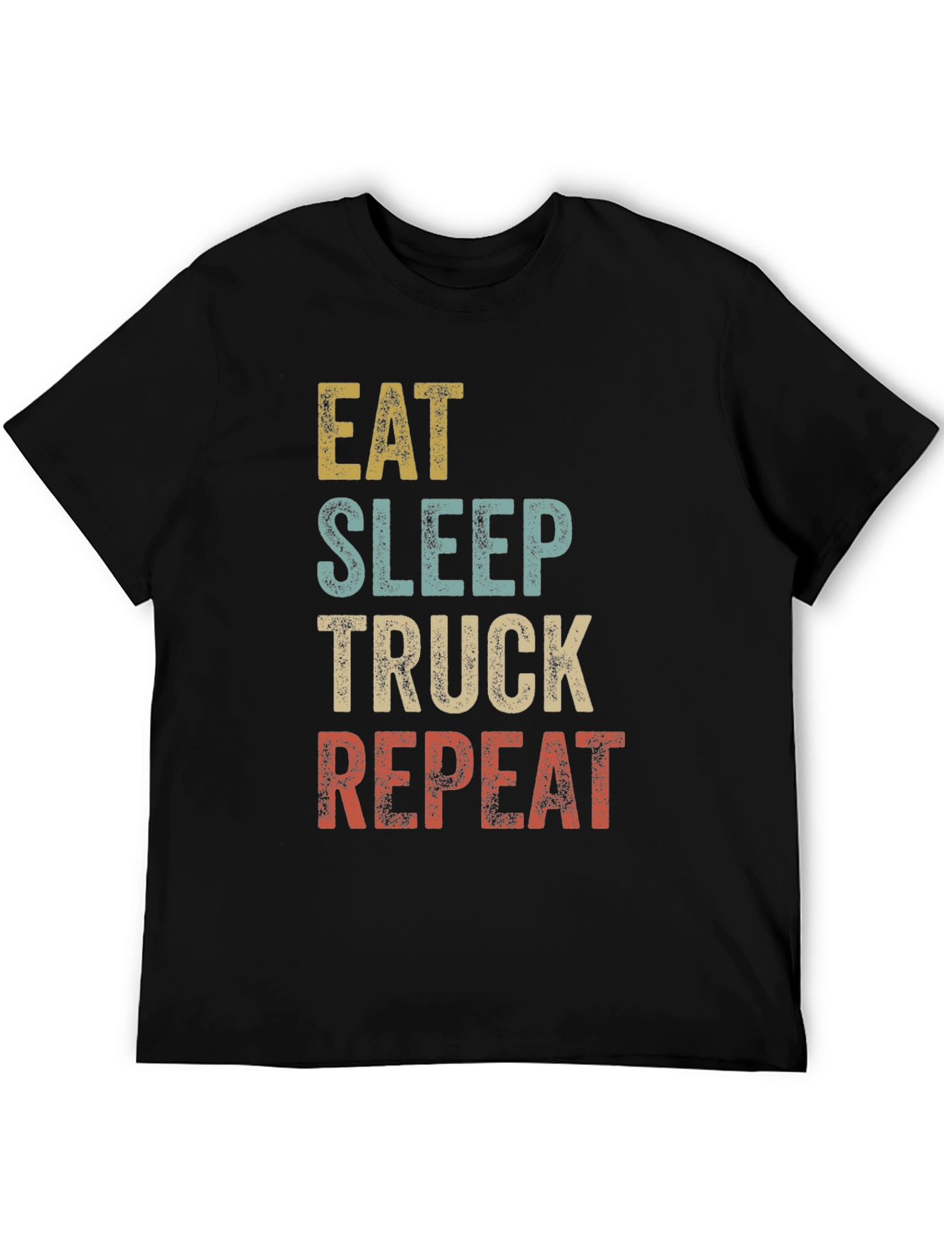 Eat Sleep Truck Repeat Graphic T-Shirt