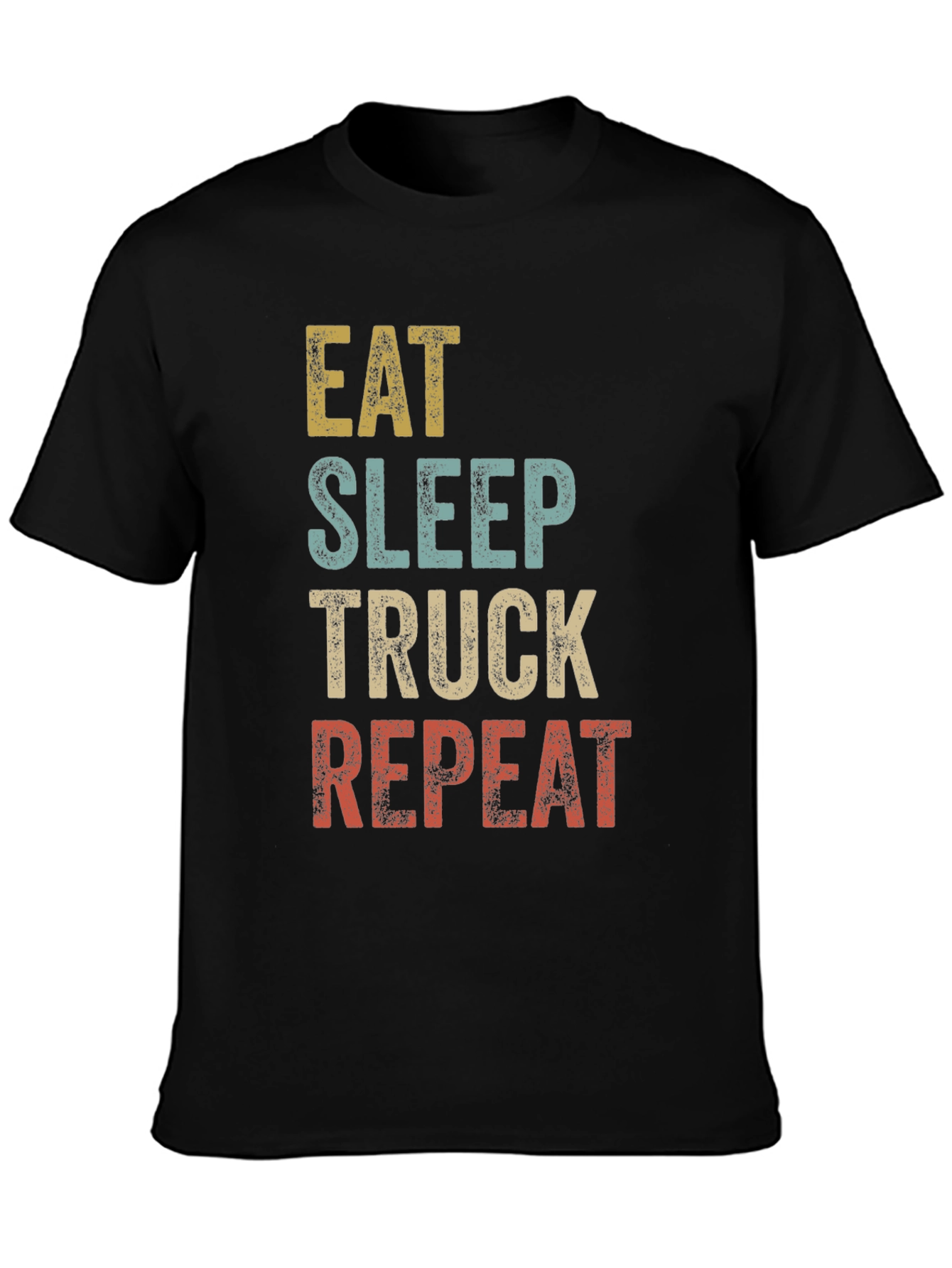 Eat Sleep Truck Repeat Graphic T-Shirt