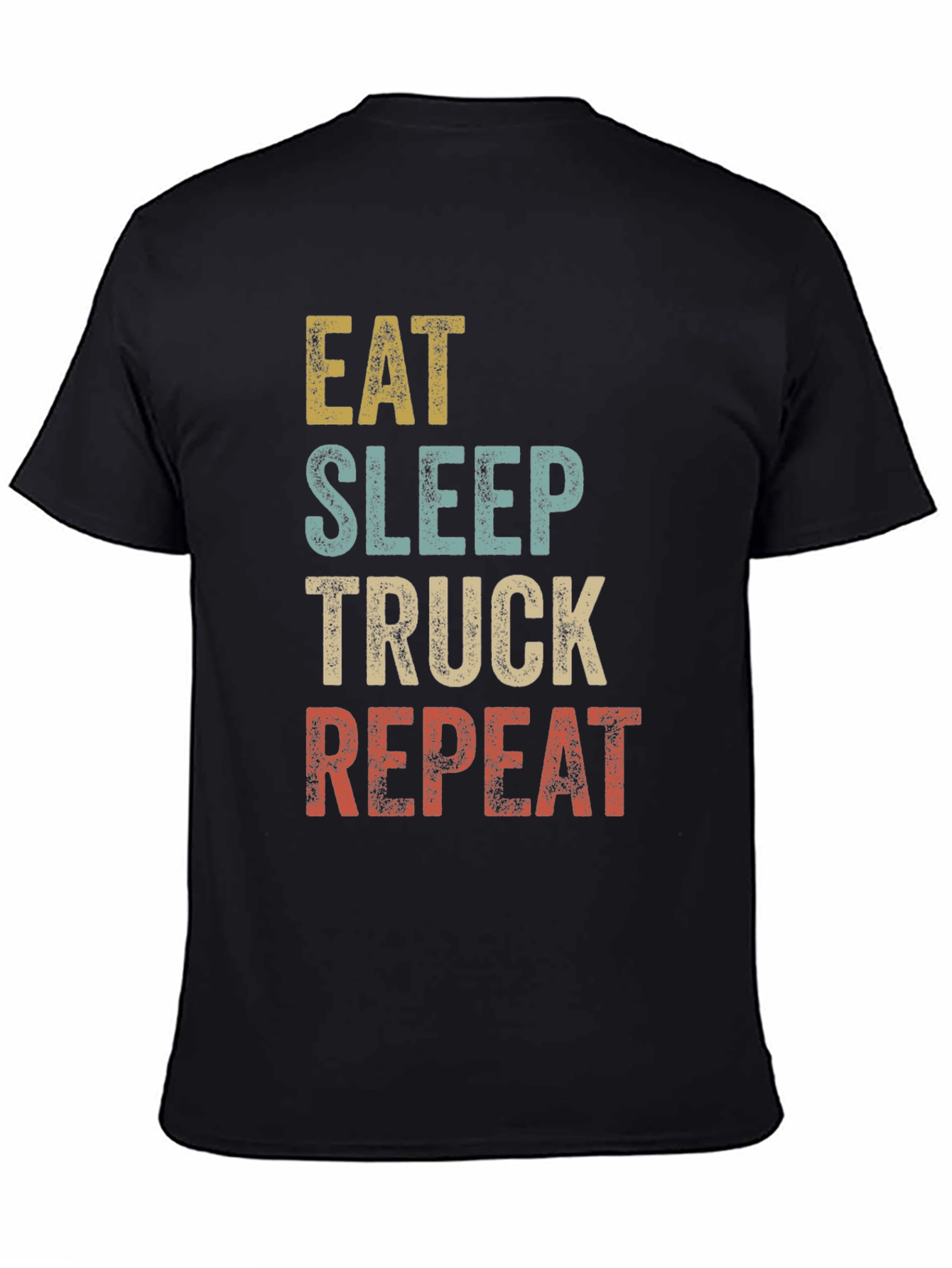 Eat Sleep Truck Repeat Graphic T-Shirt