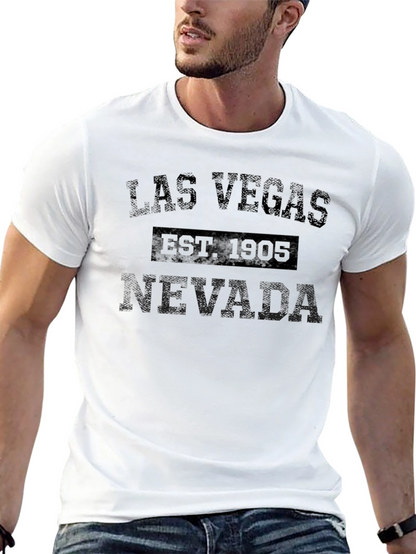 Las Vegas Nevada Est. 1905 Black T-Shirt