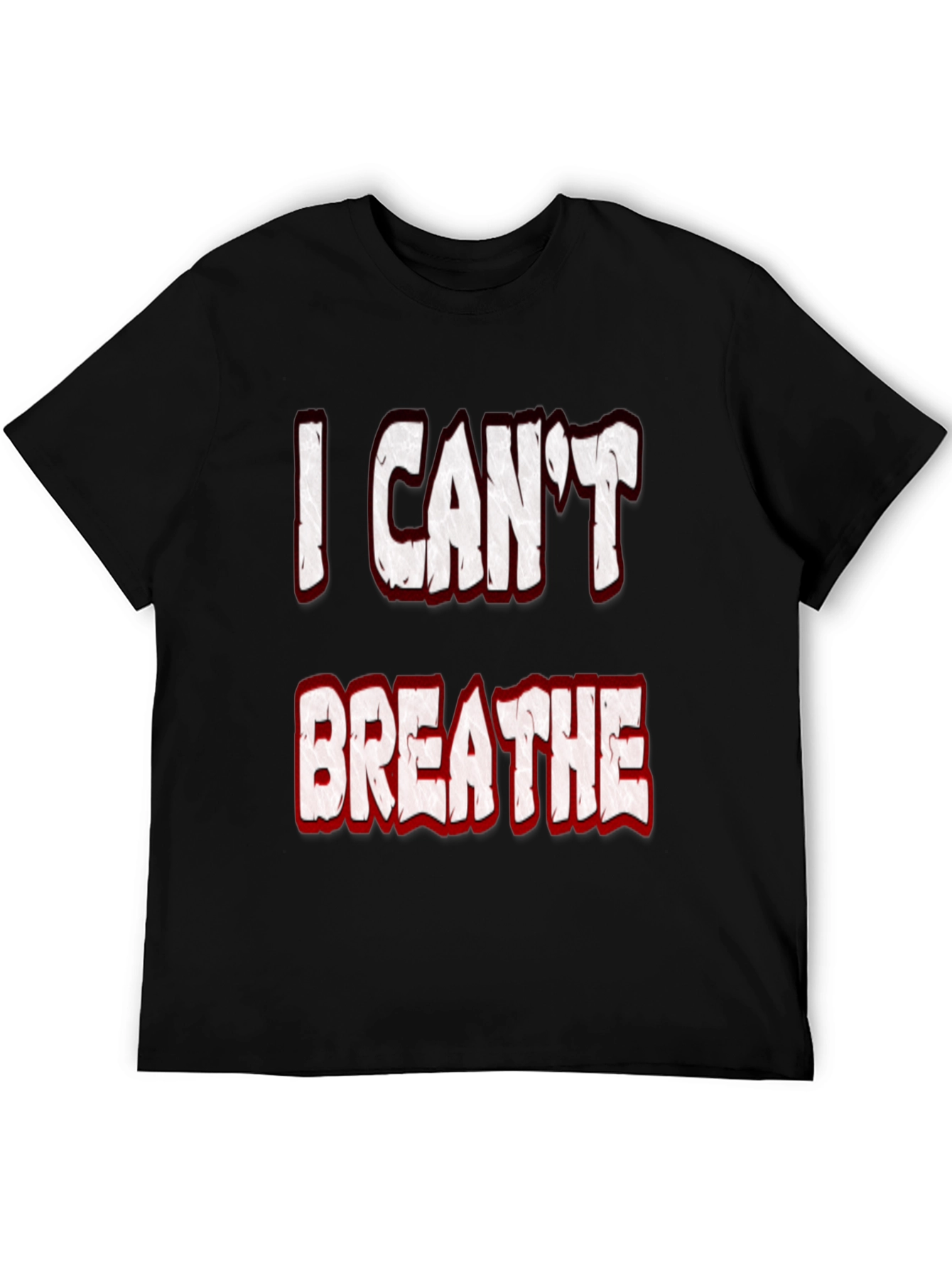I Cant Breathe Graphic Tee - Black