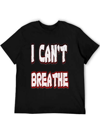 I Cant Breathe Graphic Tee - Black