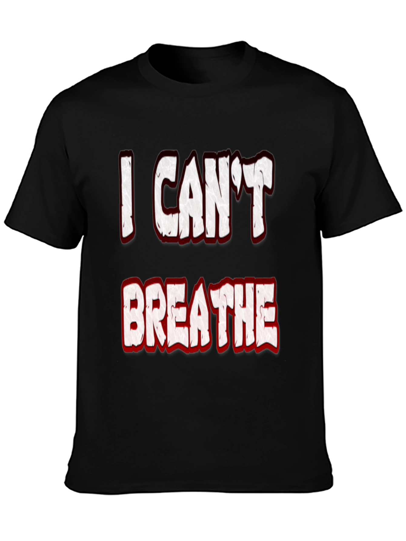 I Cant Breathe Graphic Tee - Black