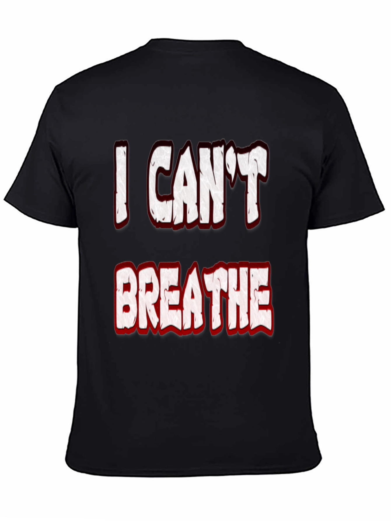 I Cant Breathe Graphic Tee - Black