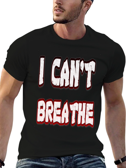 I Cant Breathe Graphic Tee - Black