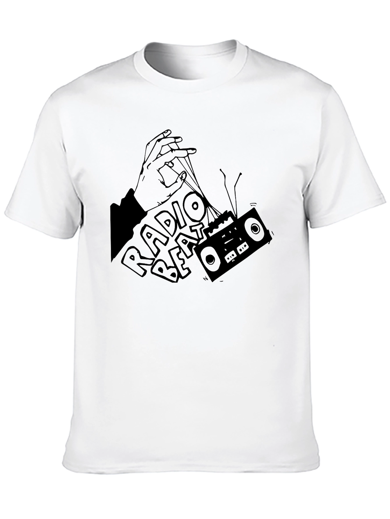 Radio Beat Black Graphic Tee