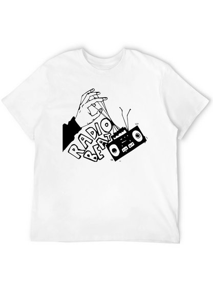 Radio Beat Black Graphic Tee