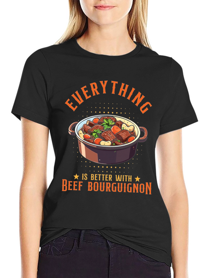 Beef Bourguignon T-Shirt - Foodie Apparel