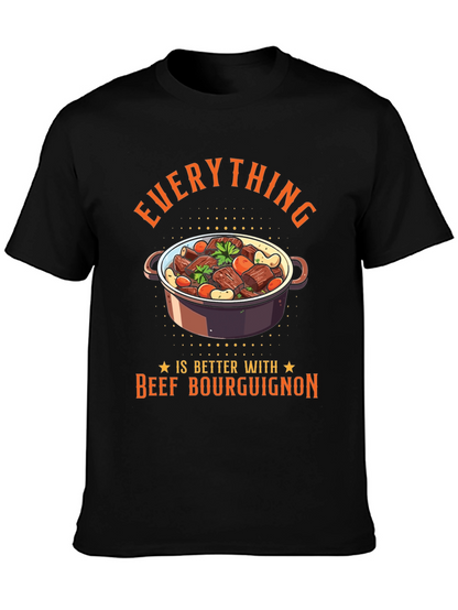 Beef Bourguignon T-Shirt - Foodie Apparel