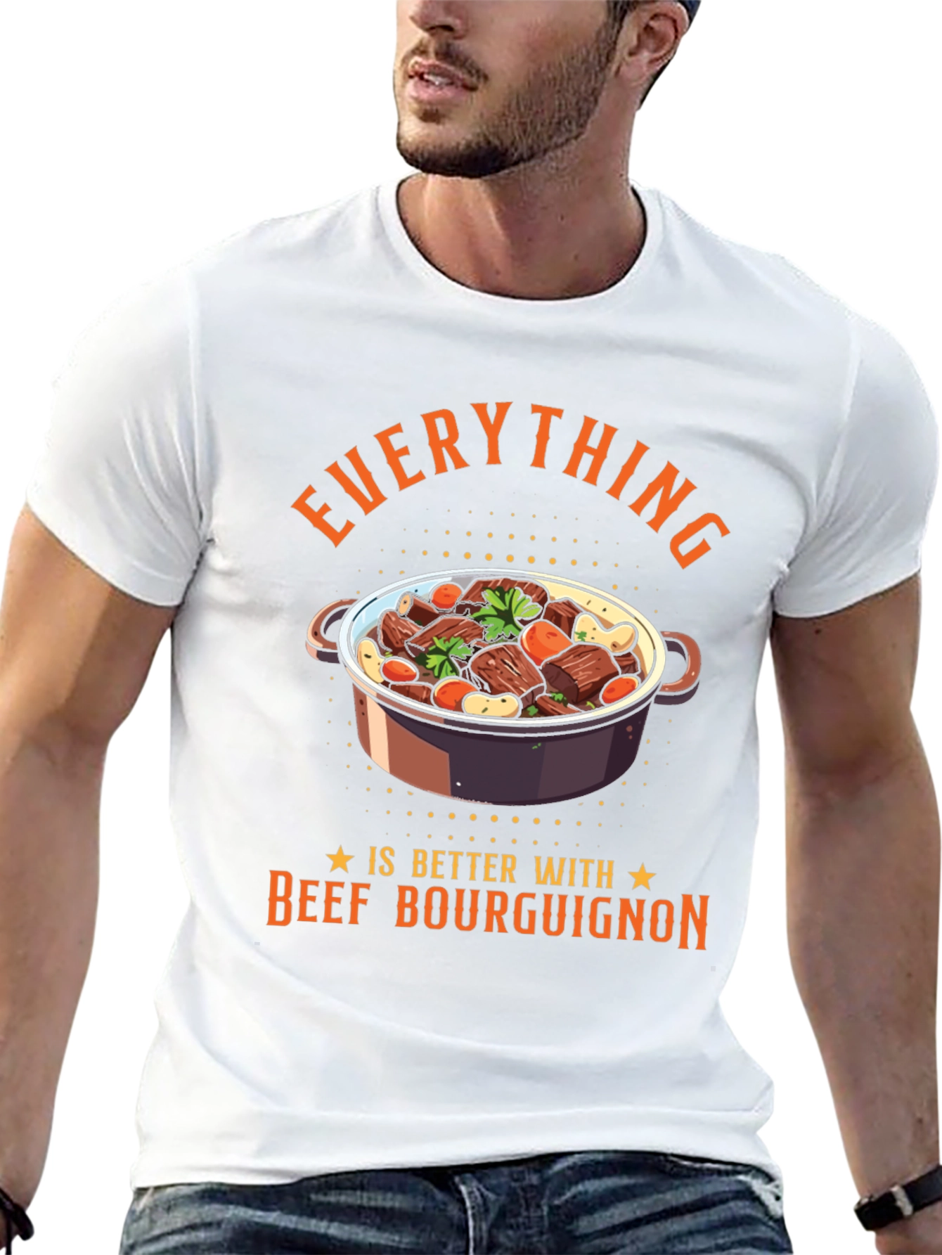 Beef Bourguignon T-Shirt - Foodie Apparel