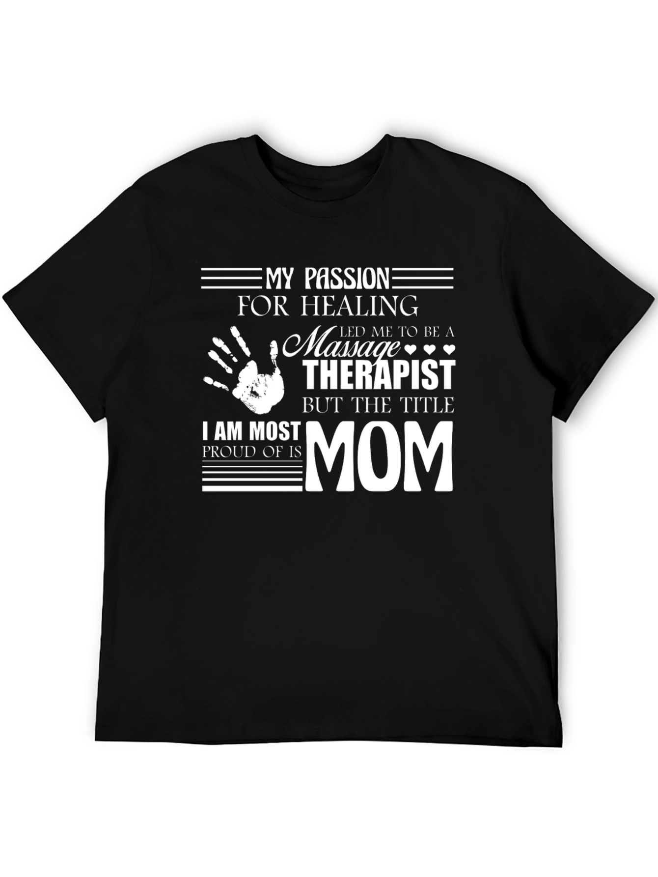 Massage Therapist Mom Graphic T-Shirt