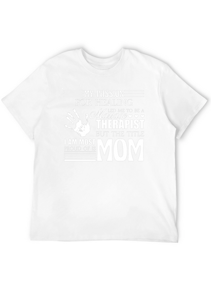 Massage Therapist Mom Graphic T-Shirt