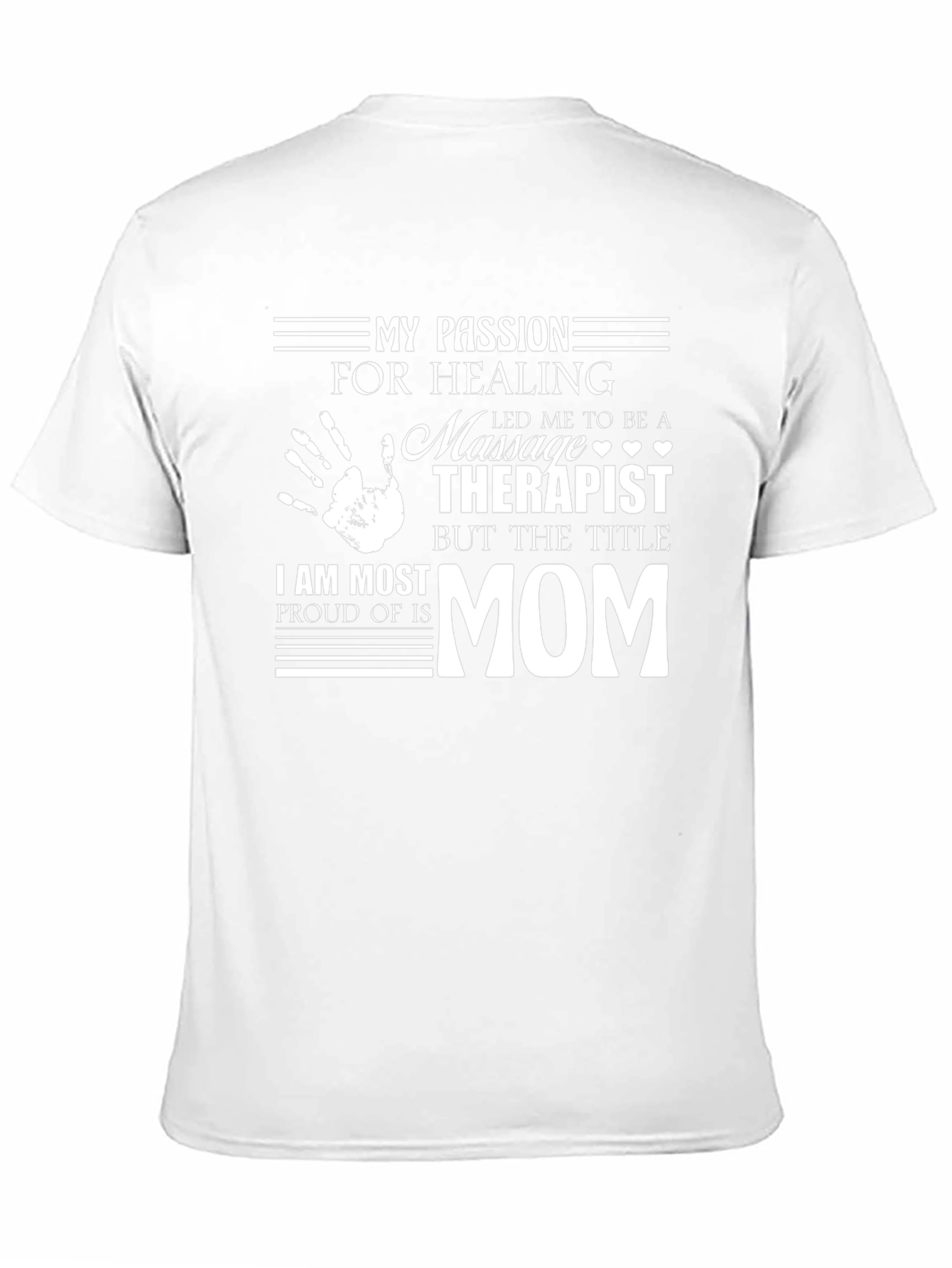 Massage Therapist Mom Graphic T-Shirt