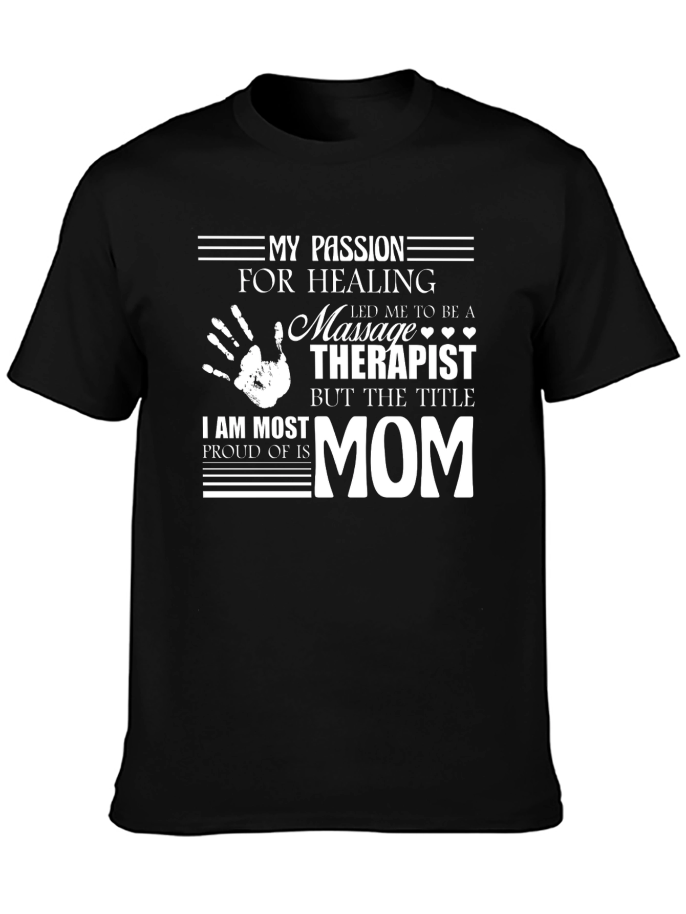 Massage Therapist Mom Graphic T-Shirt
