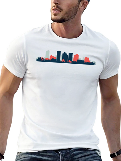 Cityscape Graphic Tee - Modern Design
