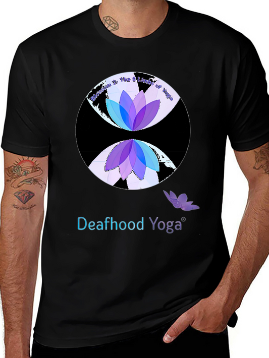 Deafhood Yoga Blossom Tee