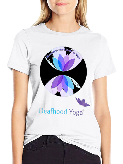 Deafhood Yoga Blossom Tee