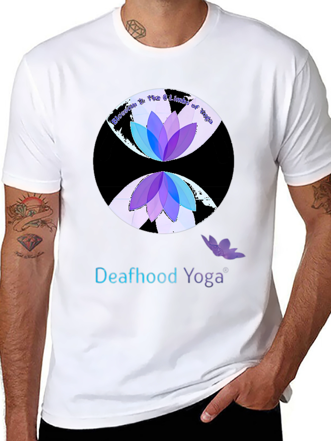 Deafhood Yoga Blossom Tee