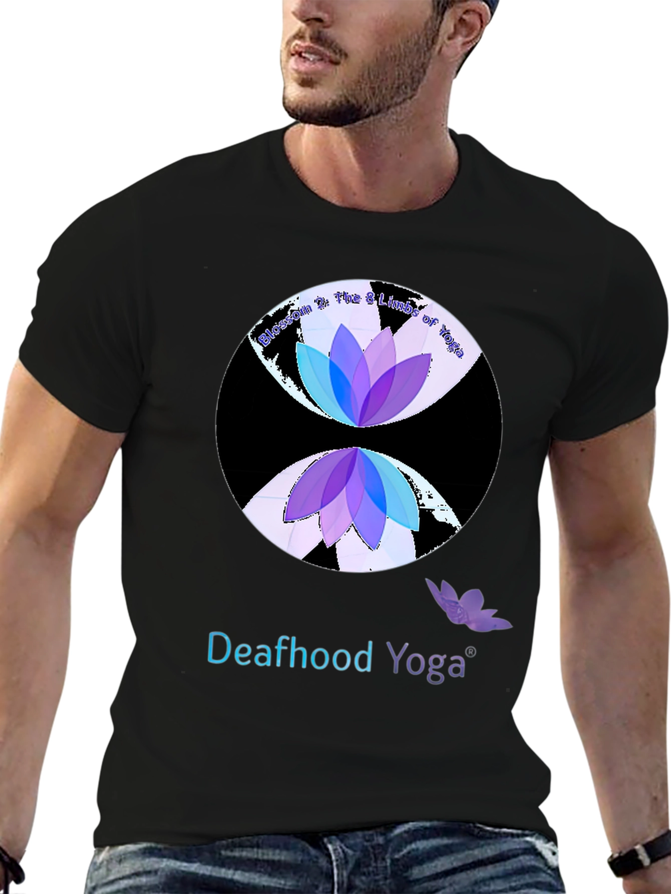 Deafhood Yoga Blossom Tee