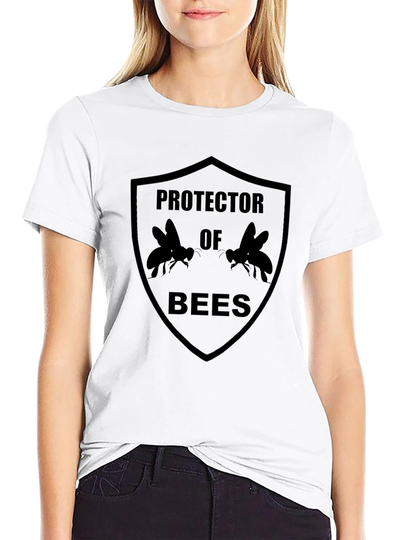 Protector of Bees Graphic Tee - Black
