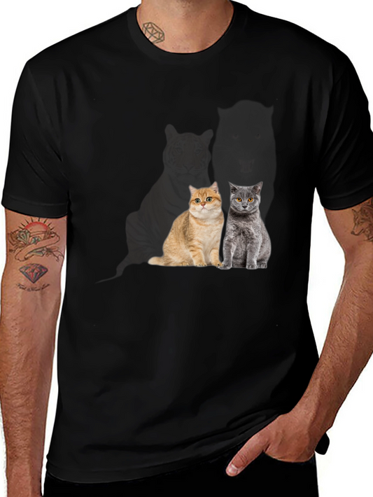 Cool Cat T-Shirt - Two Cats